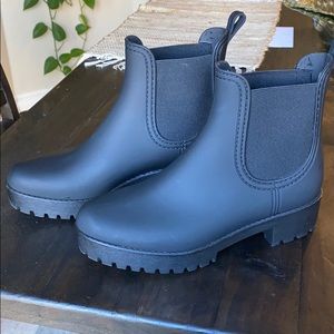 jeffery campbell women’s rain boots!!